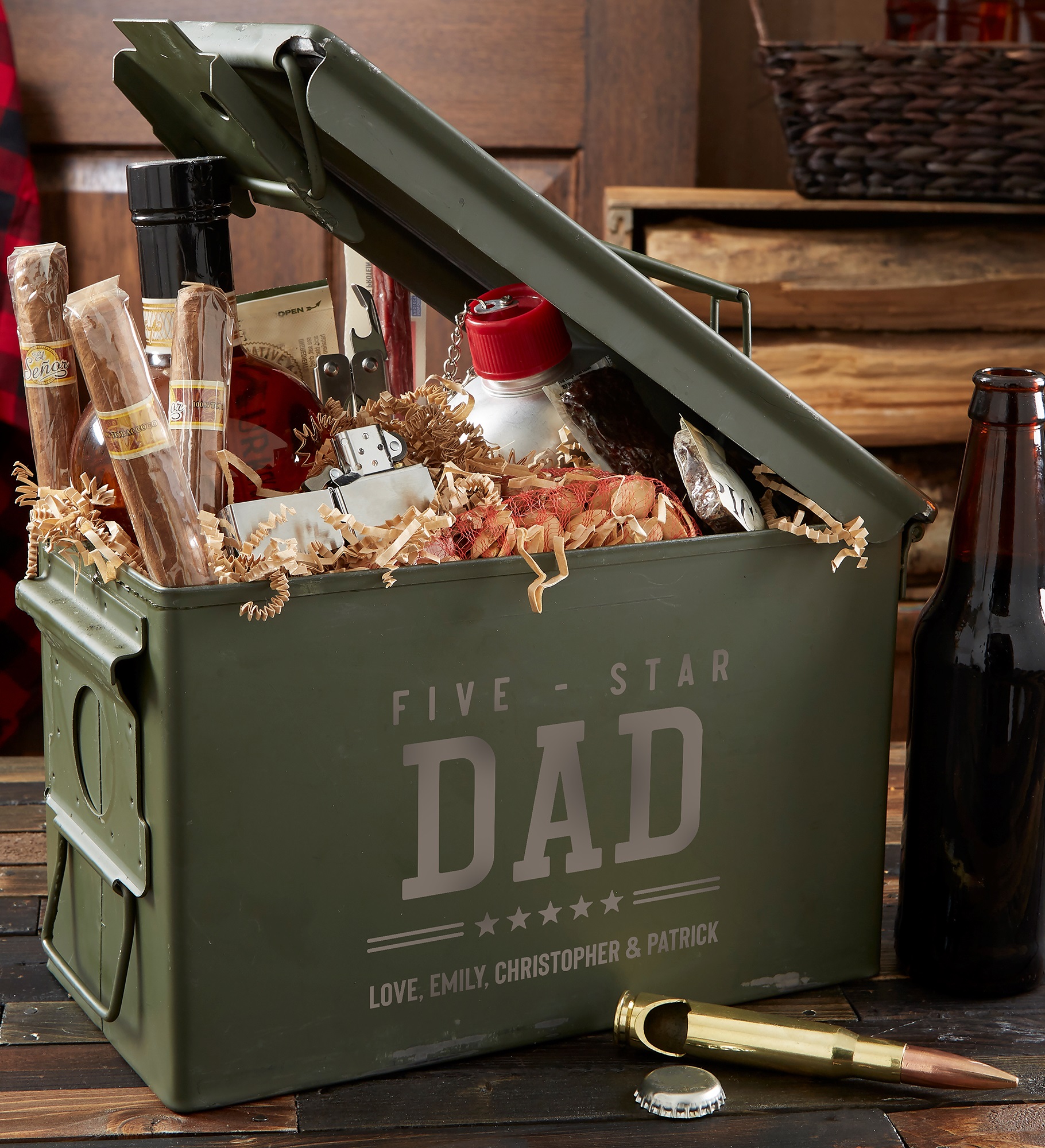 Five Star Dad Personalized Ammo Box